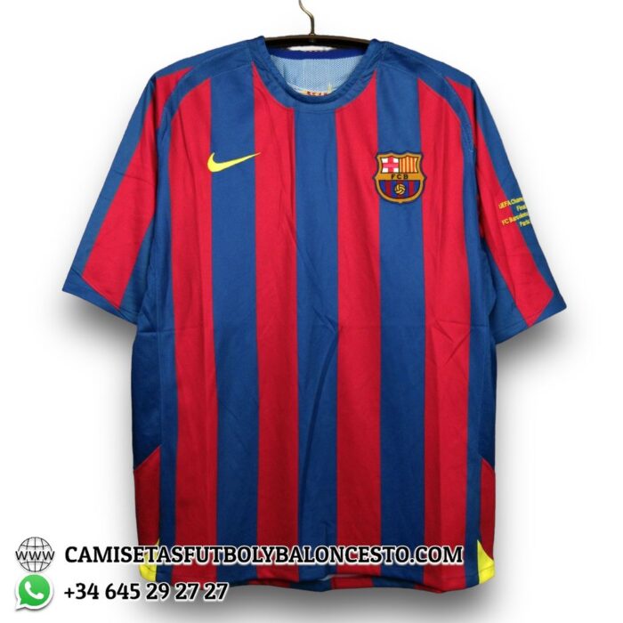 Barcelona Home Final UCL Shirt 2005 2006