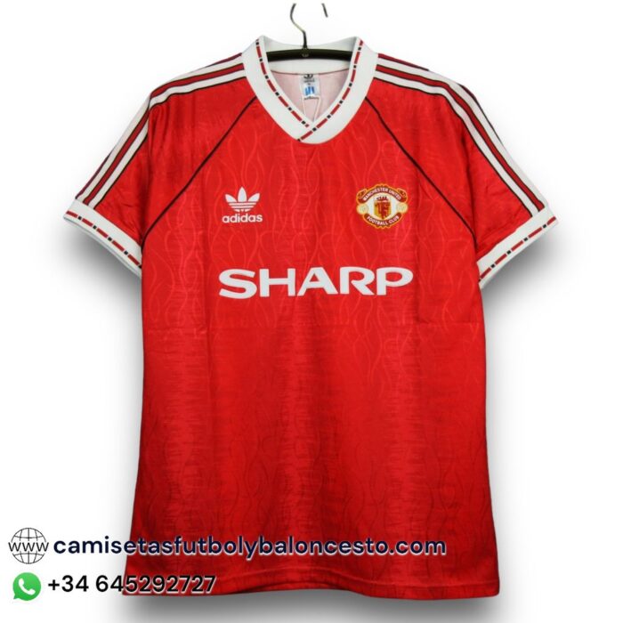 Manchester United Home Shirt 1990 1992