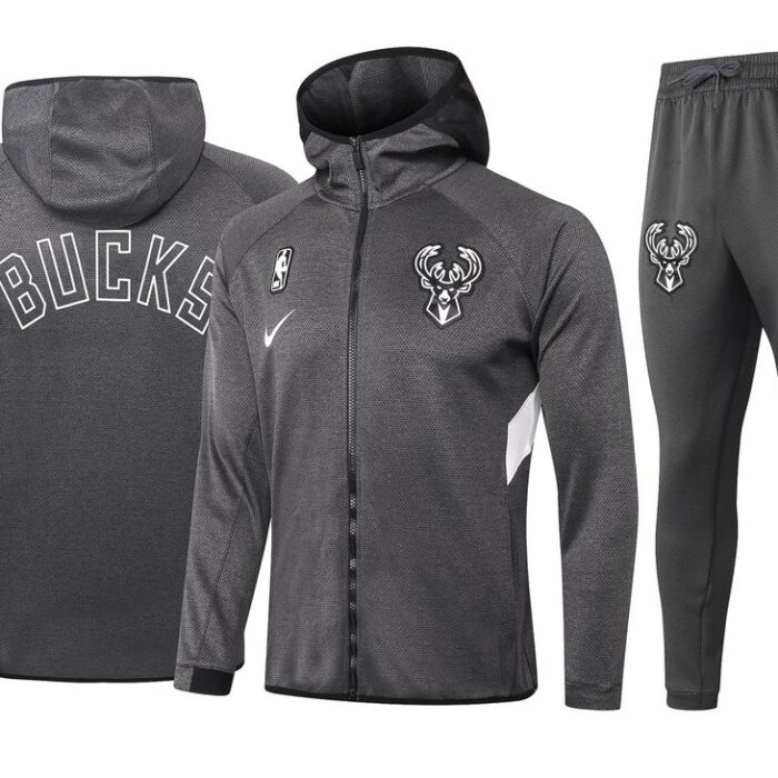 Milwaukee Bucks Black Tracksuit 2021 2022