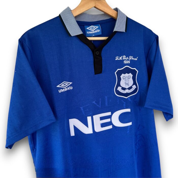 Everton Home Cup Final Shirt 1994 1995 - Image 3