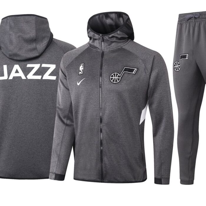 Utah Jazz Black Tracksuit 2021 2022