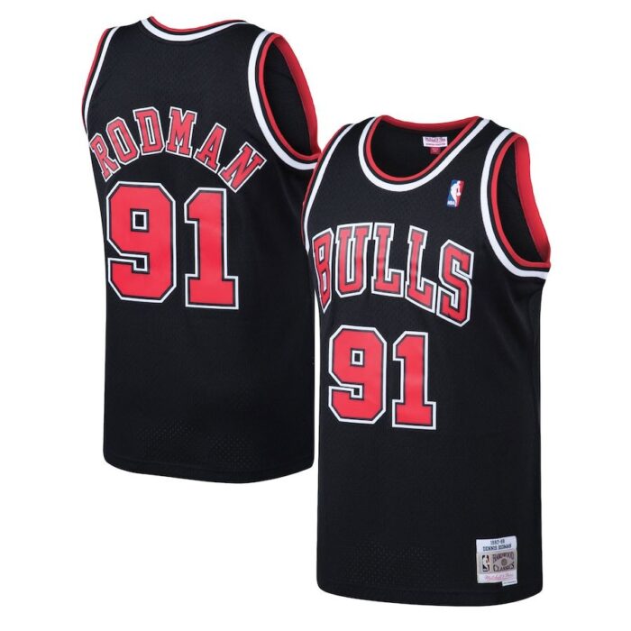 Chicago Bulls Dennis Rodman Mitchell & Ness Shirt