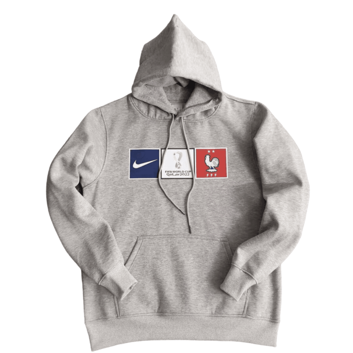 France Qatar Gray Hoodie 2022 2023