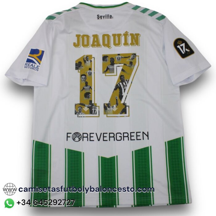 Real Betis Home Tribute Joaquín Shirt 2023 2024