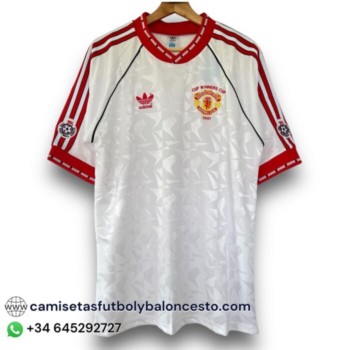 Manchester United Home European Champions Shirt 1990 1991