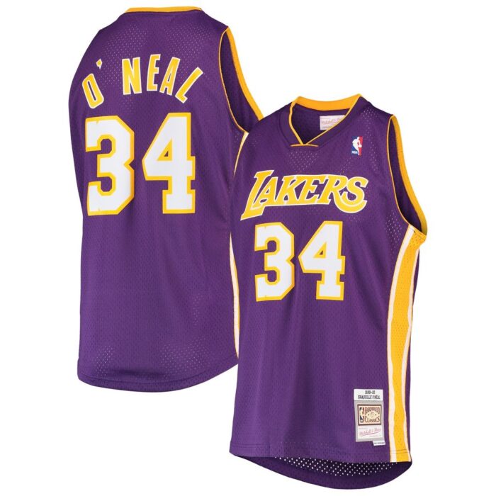 Los Angeles Lakers O'Neal Mitchell and Ness Shirt