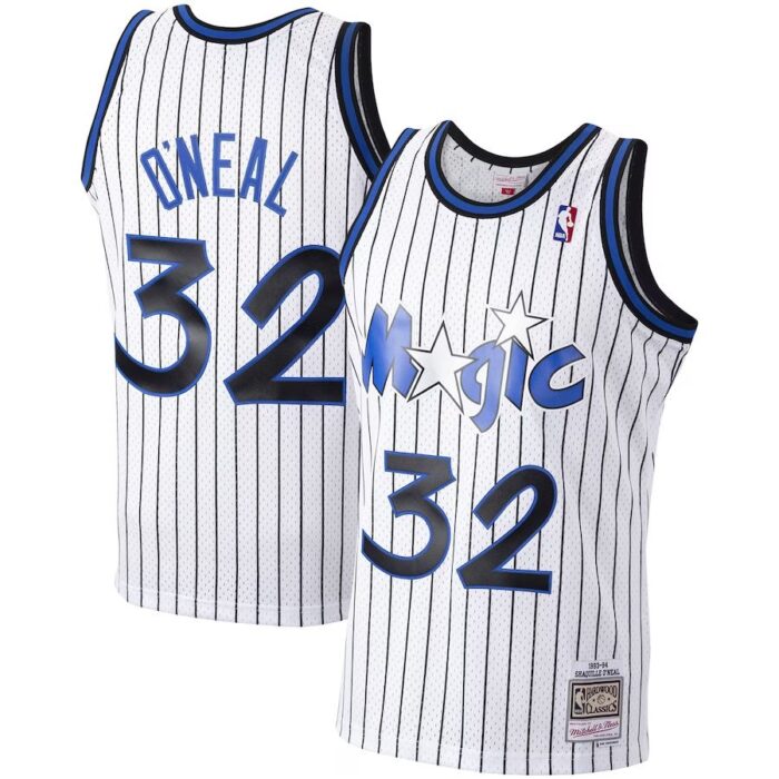 Orlando Magic O'Neal Mitchell & Ness White Shirt