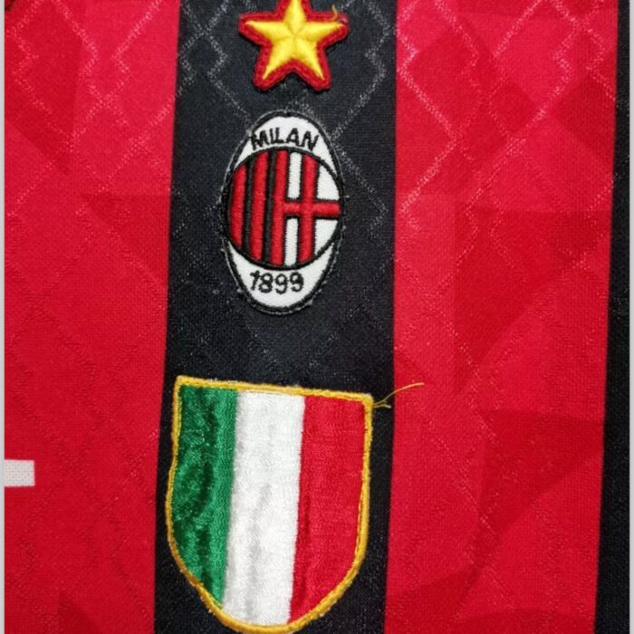 AC Milan Home Shirt 1995 1996 - Image 2