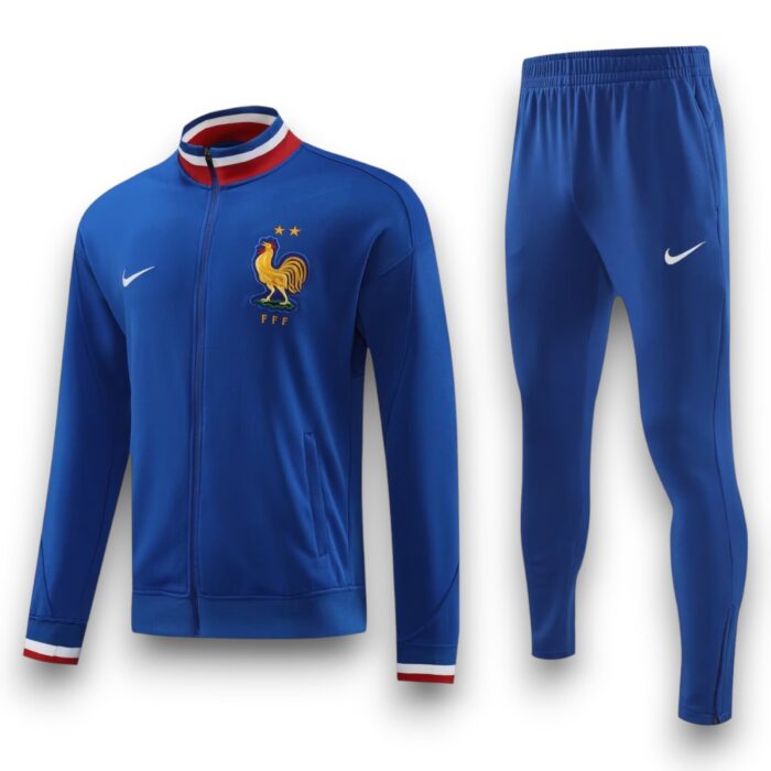 France Home Tracksuit 2024 2025 - Zip