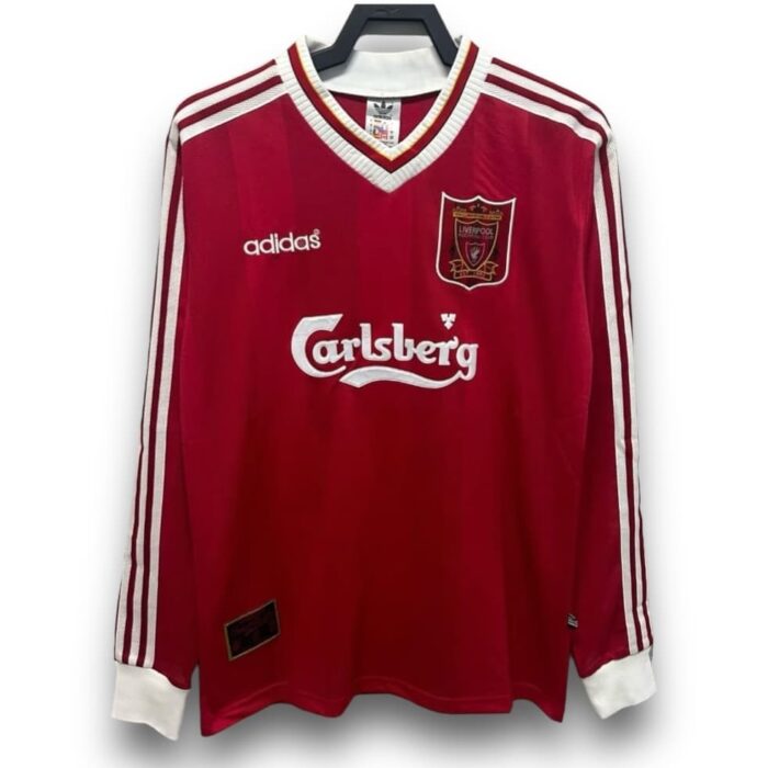 Liverpool Home Long Sleeve  Shirt 1995 1996