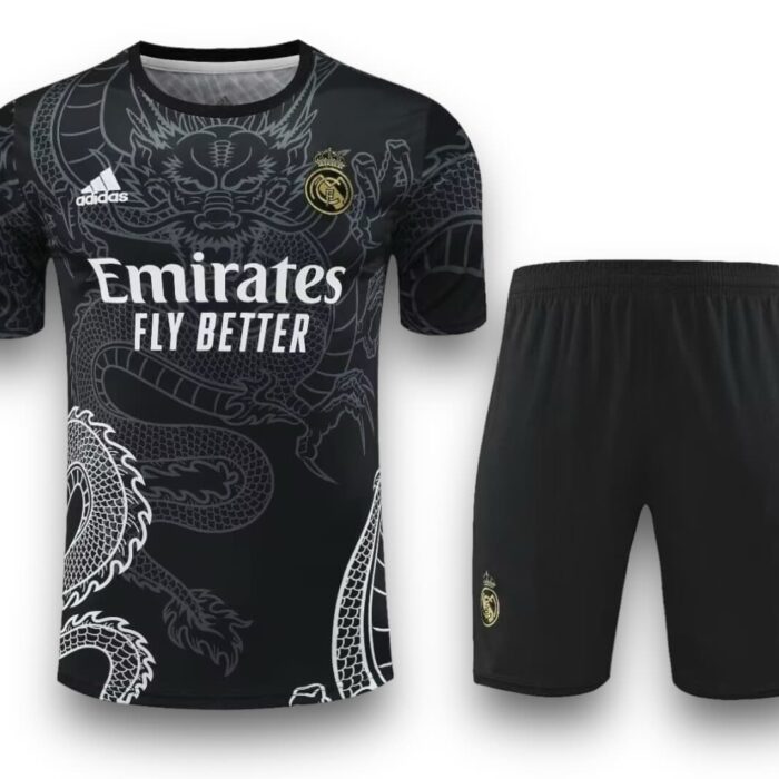 Real Madrid Dragon Black Training Set 2023 2024