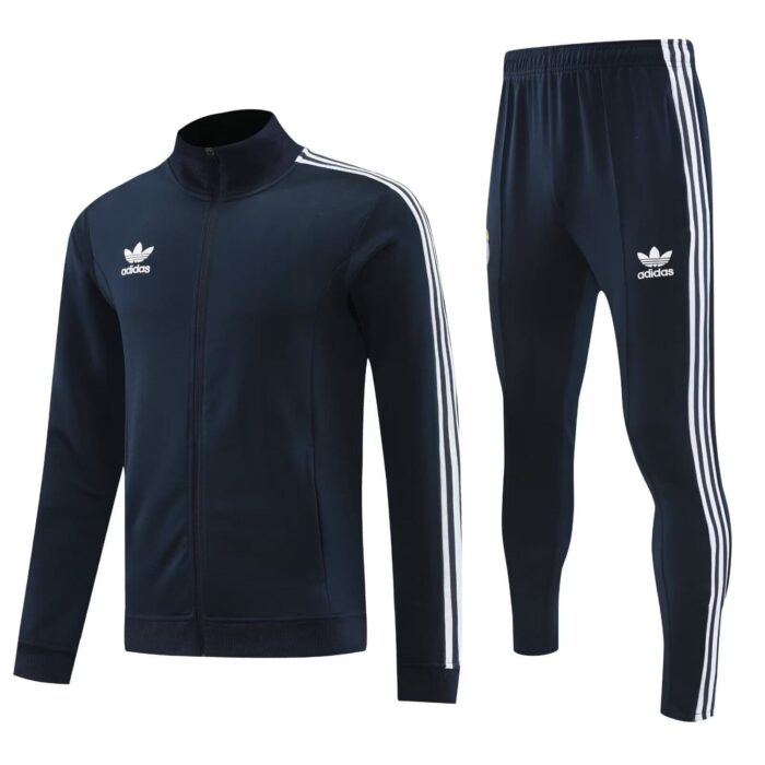 Real Madrid Away Tracksuit 2024 2025 - Zip