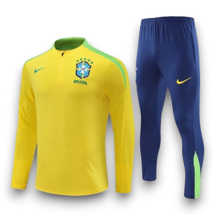 Brazil Home Tracksuit 2024 2025 - Training