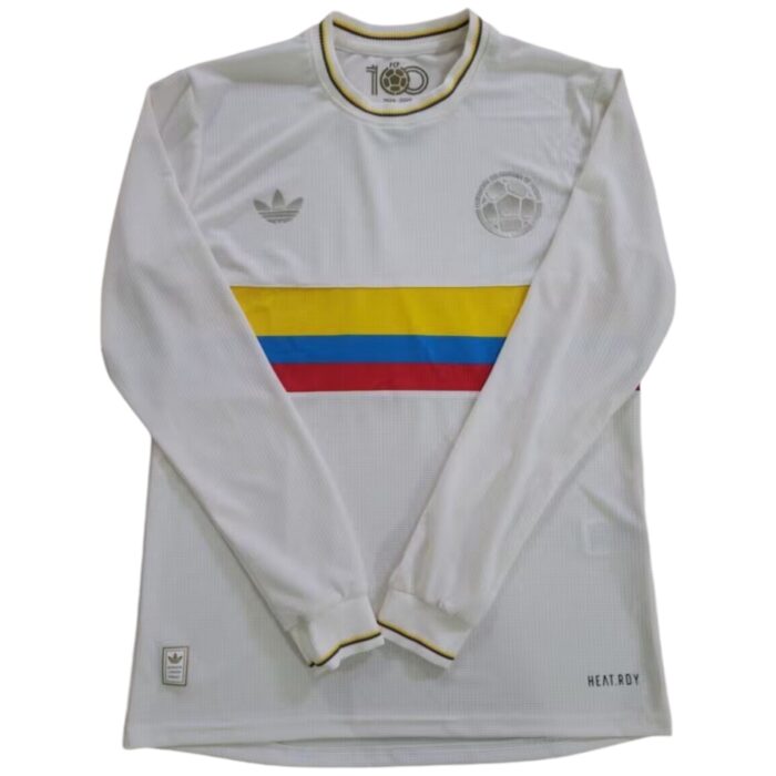 Colombia Centenary Long Sleeve  Shirt 2024 2025