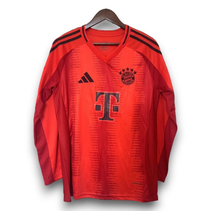 Bayern Munich Home Long Sleeve Shirt 2024 2025