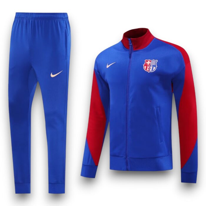 Barcelona Home Tracksuit 2024 2025 - Zip