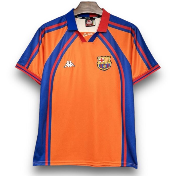 Barcelona Away Shirt 1997 1998 Europe Cup