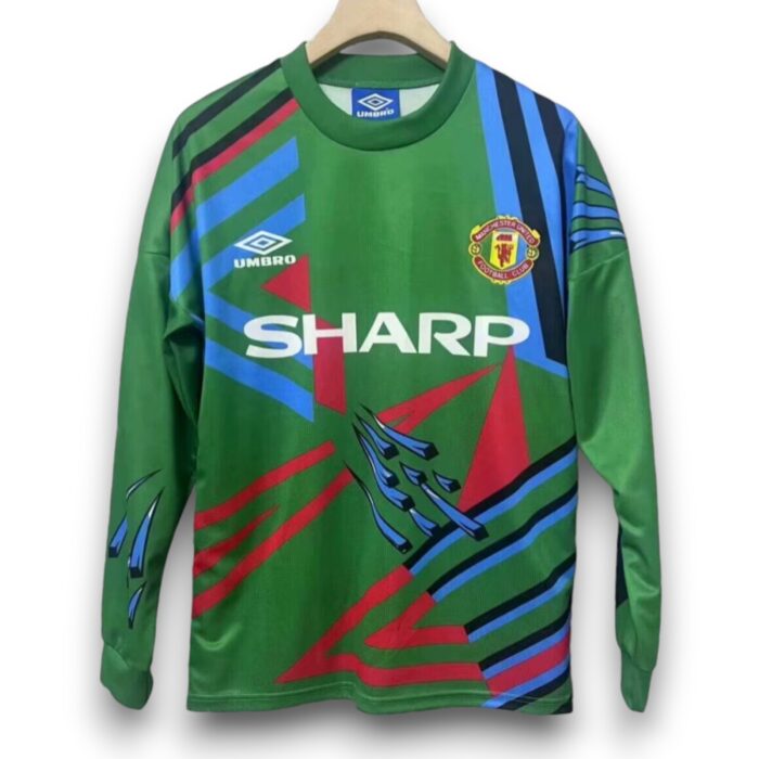 Manchester United Home Goalkeeper Long Sleeve Shirt 1992 1993