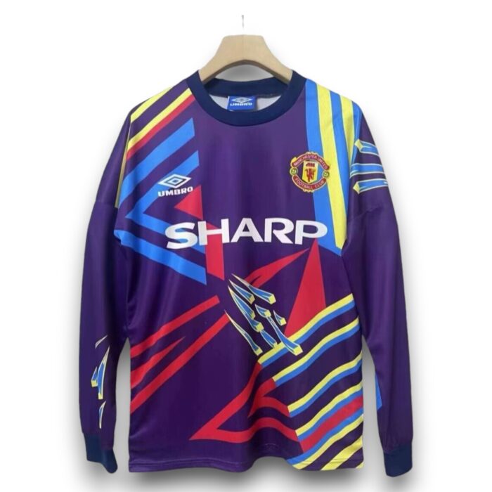 Manchester United Away Goalkeeper Long Sleeve Shirt 1992 1993