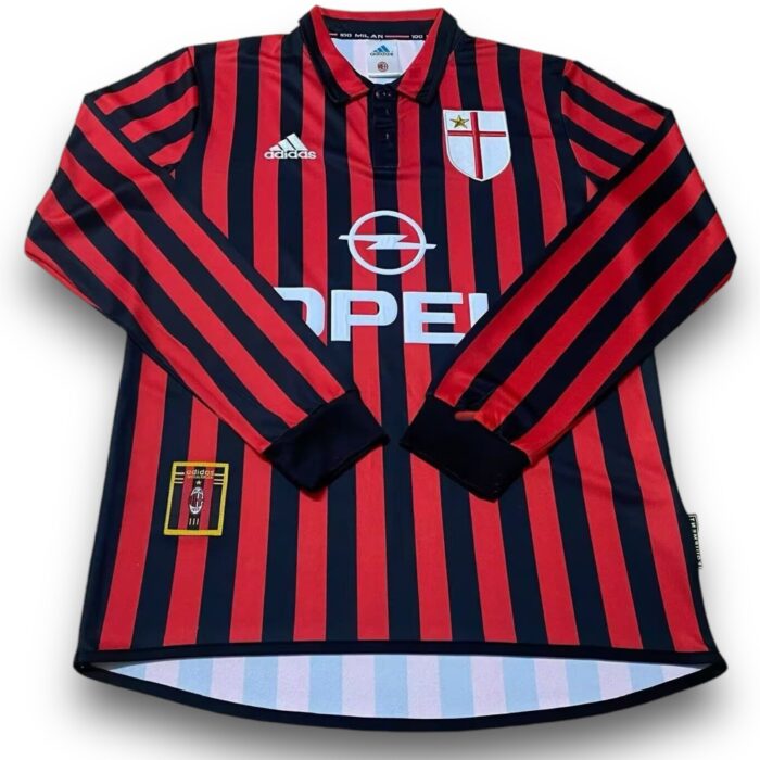 AC Milan Home Long Sleeve 1999 2000