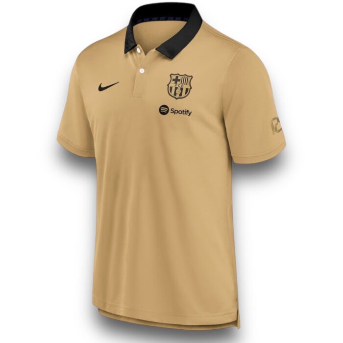 FC Barcelona Beige Polo 2024 2025