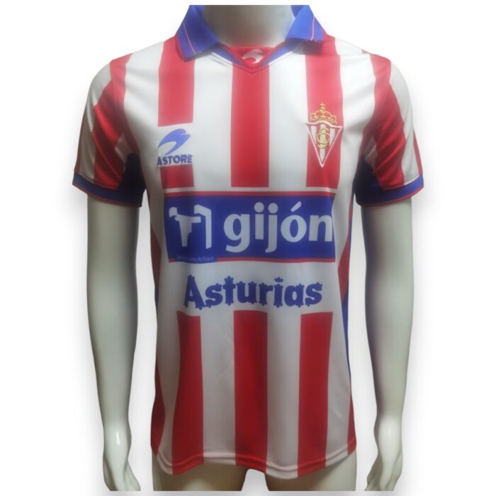 Sporting Gijon Home Shirt 2001 2002