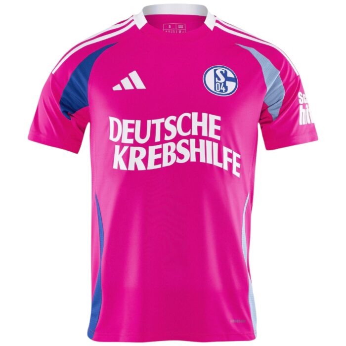 Schalke 04 Goalkeeper Pink October Shirt 2024 2025