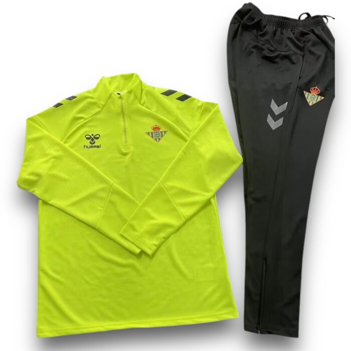 Real Betis Yellow Tracksuit 2024 2025 - Training