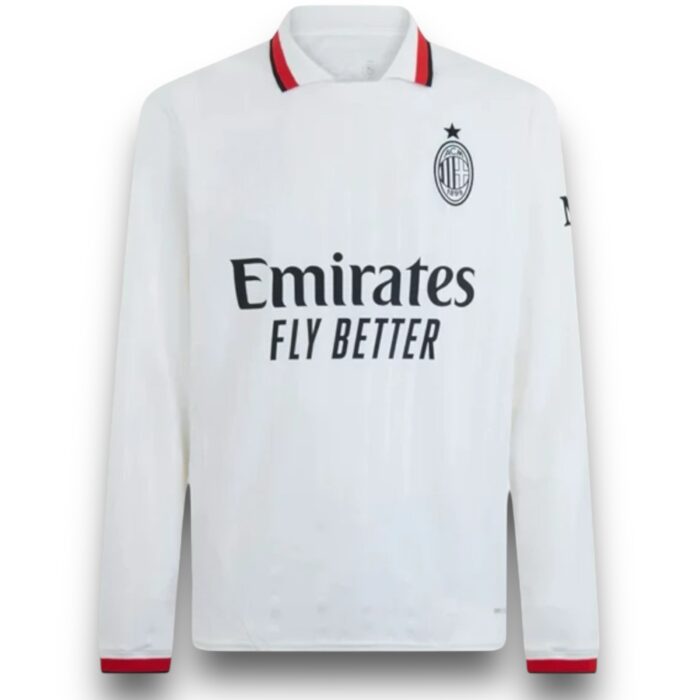 AC Milan Away Long Sleeve Shirt 2024 2025