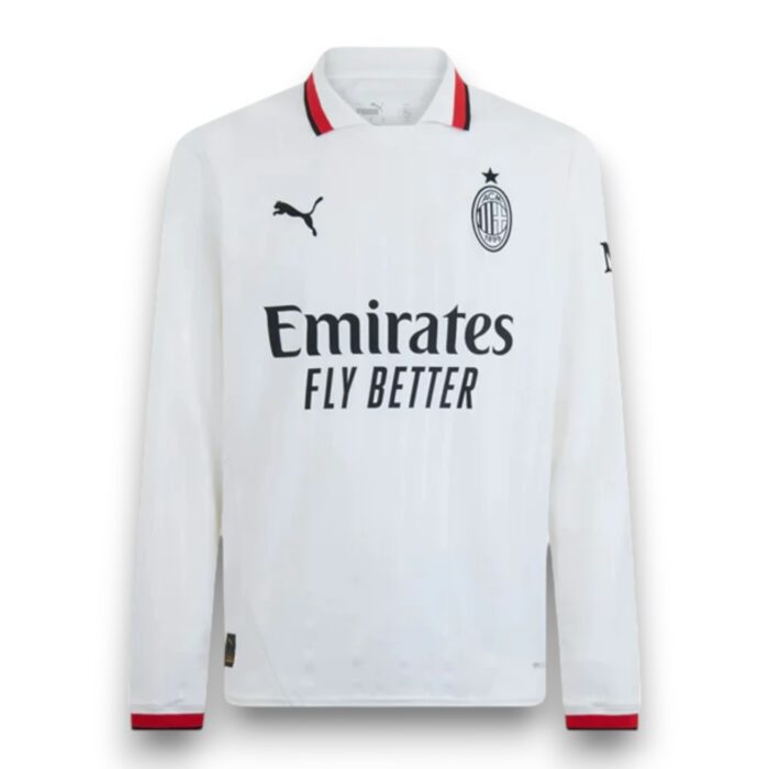 AC Milan Away Long Sleeve Shirt 2024 2025