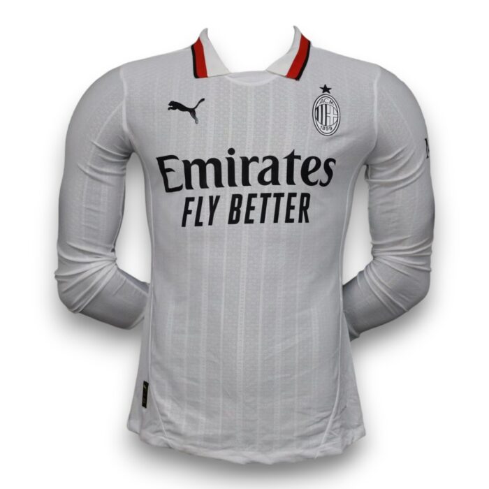 Milan Away Long Sleeve Shirt 2024 2025 - Version Player