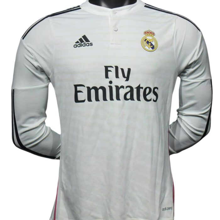 Real Madrid Long Sleeve Home Shirt 2014 2015