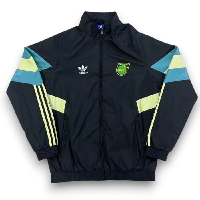 Jamaica Windbreaker Black Jacket