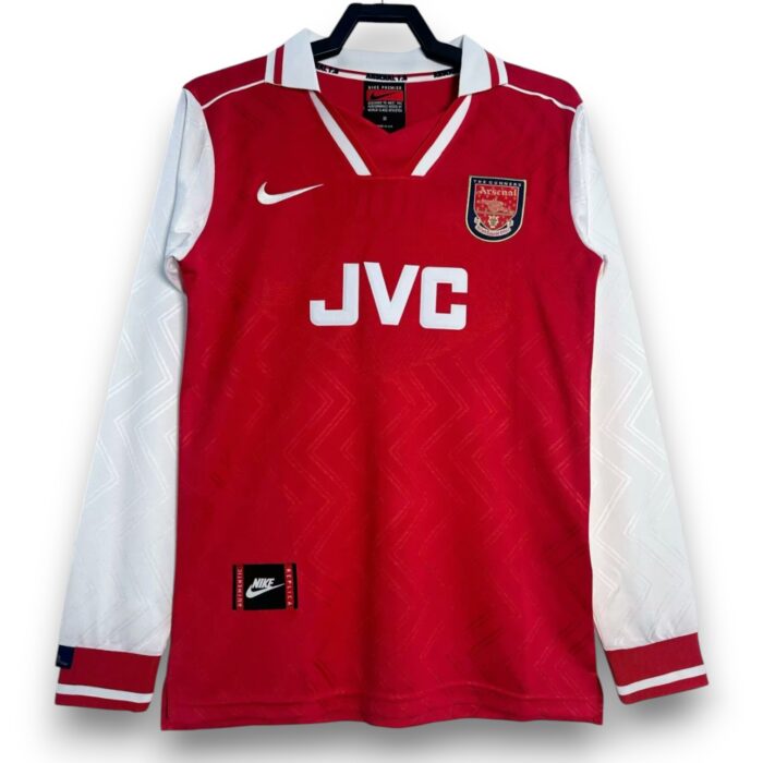 Arsenal Long Sleeve Home Shirt 1996-1998