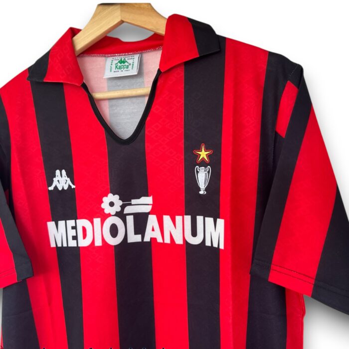 AC Milan Home Shirt 1989 1990 - Image 5