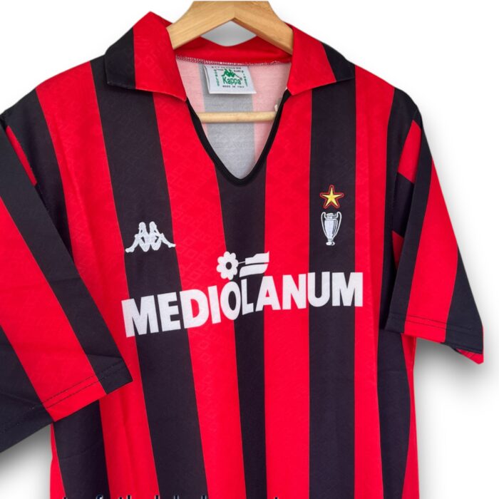 AC Milan Home Shirt 1989 1990 - Image 4