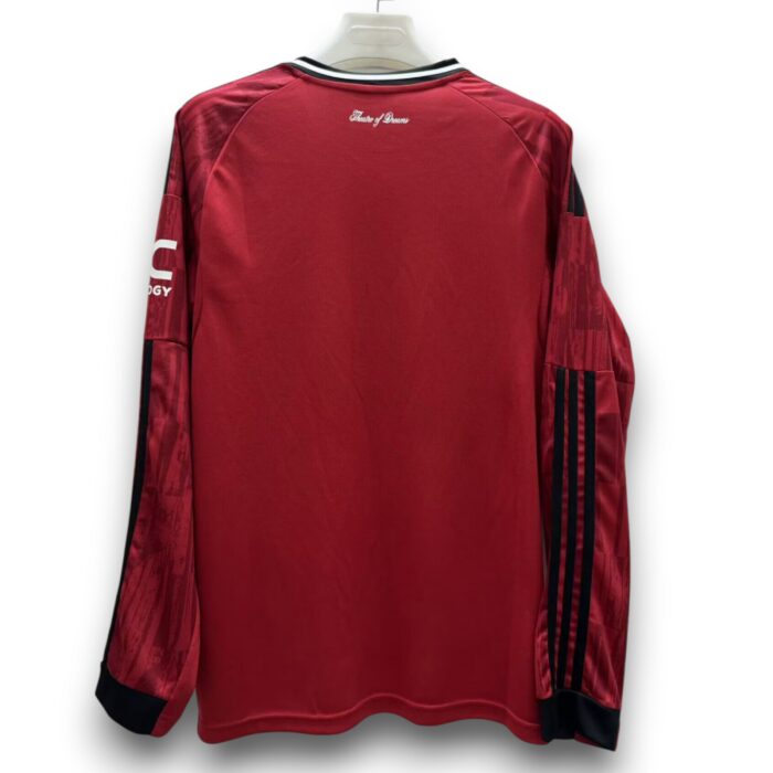Manchester United Home Long Sleeve Shirt 2025 2026 - Image 2