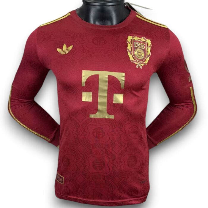 Bayern Múnich 125th Anniversary Long Sleeve Shirt 2024 2025 - Version Player