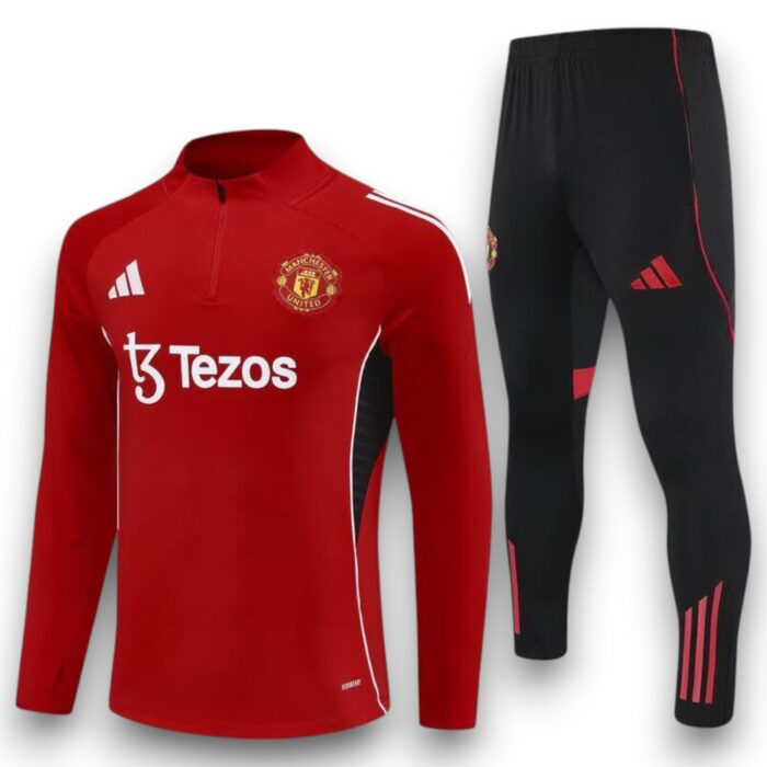 Manchester United Home Tracksuit 2025 2026 - Training