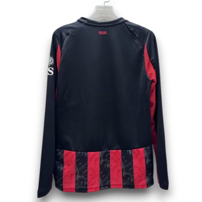 AC Milan Home Long Sleeve Shirt 2025 2026 - Image 2