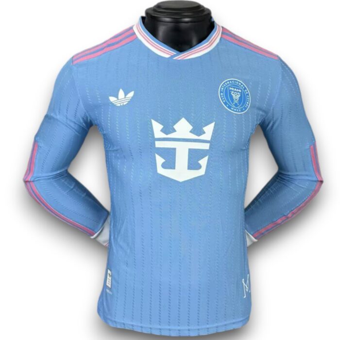 Inter Miami Alternative Long Sleeve Shirt 2025 2026 Version Player