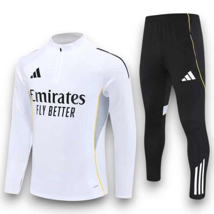 Real Madrid Home Tracksuit 2025 2026 - Training