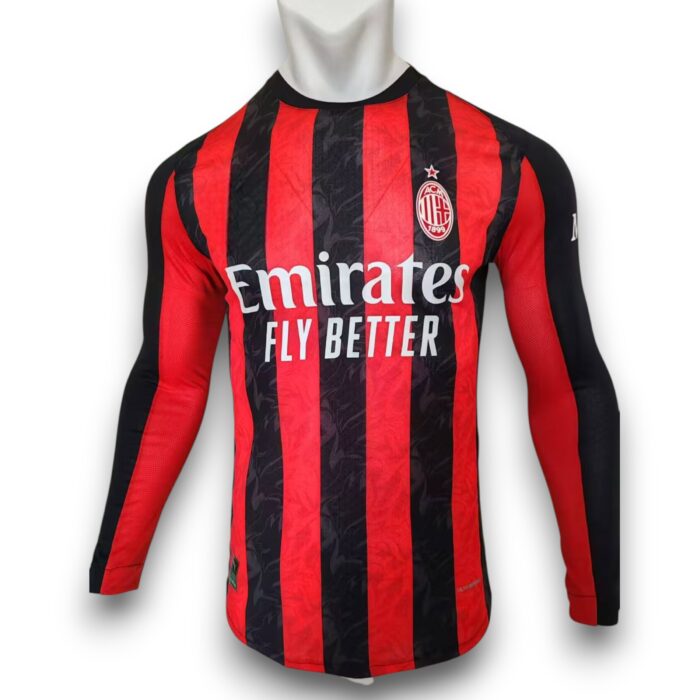 Milan Home Long Sleeve Shirt 2025 2026 - Version Player