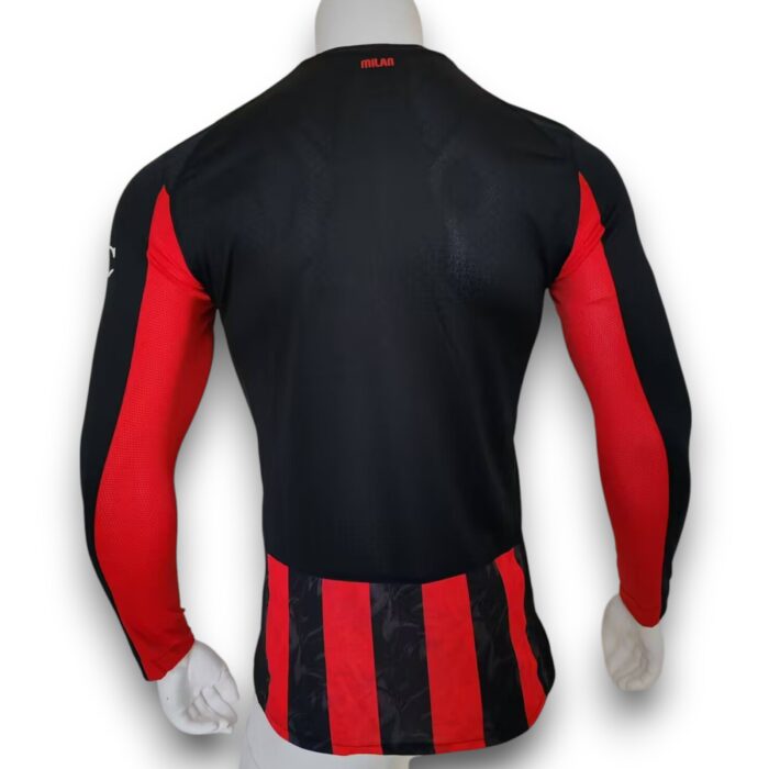 Milan Home Long Sleeve Shirt 2025 2026 - Version Player - Image 2
