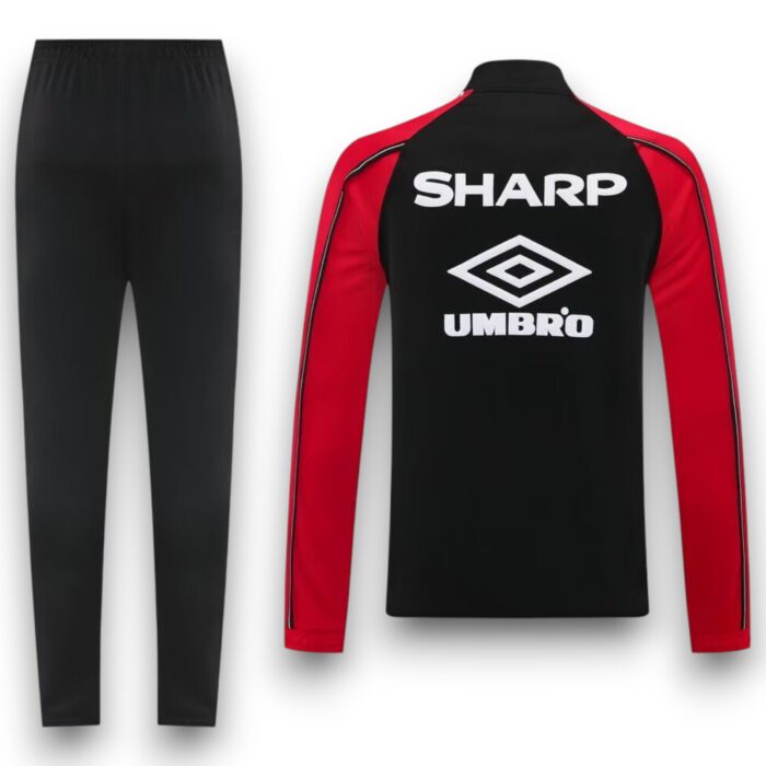 Manchester United Retro Tracksuit 2025 2026 - Zip - Image 2
