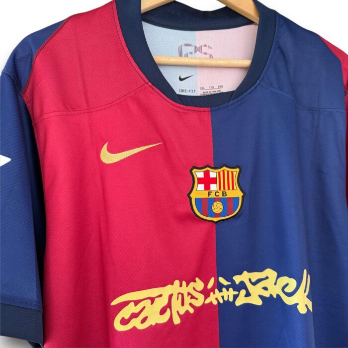Barcelona x Travis Scott Home Shirt 2024 2025 - Image 3