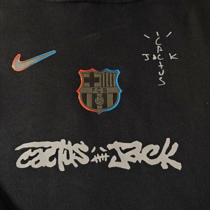 Barcelona Black Hoodie x Travis Scott - Image 2