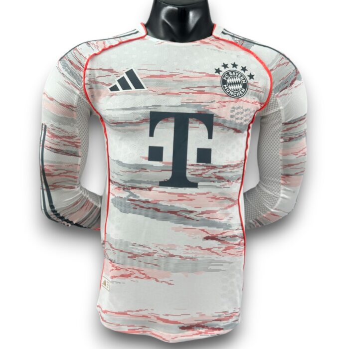 Bayern Múnich Away Long Sleeve Shirt 2025 2026 - Version Player