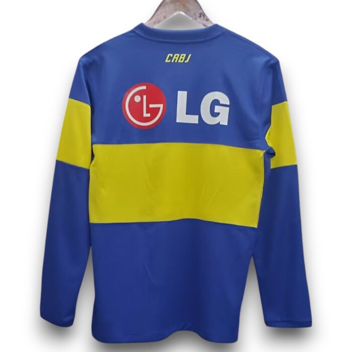 Boca Juniors Home Long Sleeve 2011 2012 - Image 2