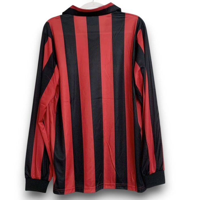 AC Milan Home Long Sleeve 1988 1989 - Image 2